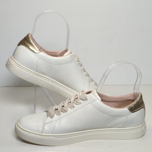 Kate Spade New York Angelise white leather sneakers womans size 8 EU 38.5 - Picture 9 of 16